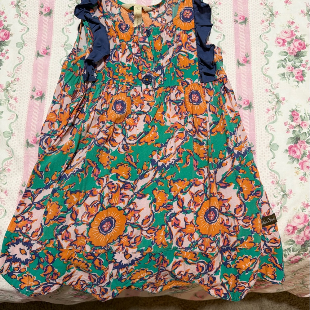 Matilda Jane Sleeveless Dress with Ruffle Details